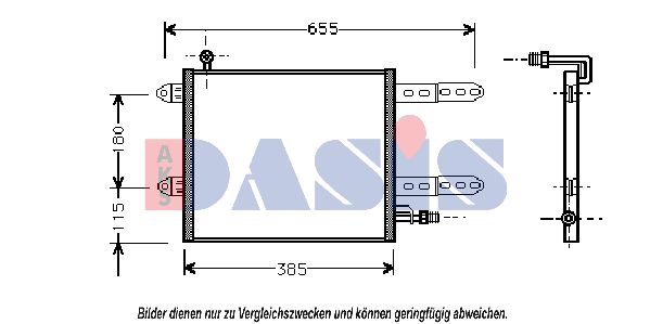 AKS DASIS Kondensaator,kliimaseade 042170N